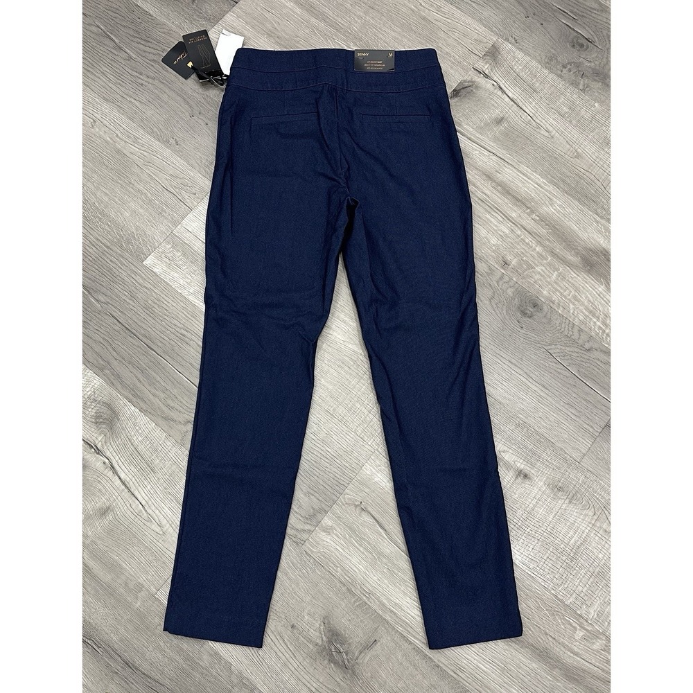 Takara Womans Skinny Perfect Fit Waistline Dark Navy Pull On Pants NWT medium - Picture 9 of 11